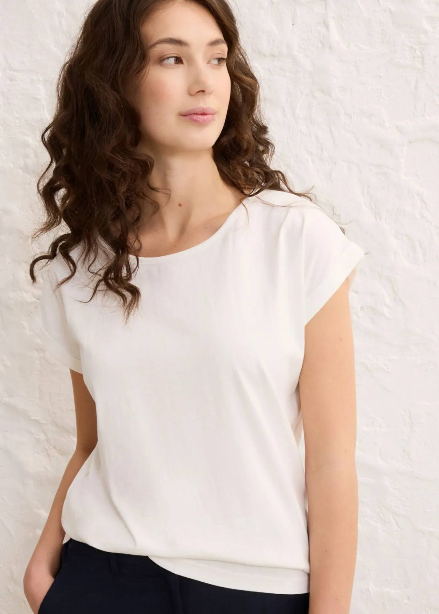 Discount Camiseta con contenido de seda Mujer Premium|Camisetas