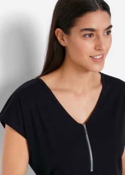 Best Camiseta con cremallera en el cuello Mujer Camisetas