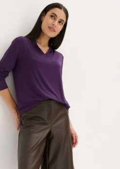 Clearance Camiseta con cuello alto Mujer Camisetas