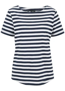 Best Camiseta con cuello barco Mujer Básicos|Camisetas