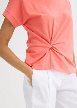 Sale Camiseta con detalle de nudo Mujer Camisetas