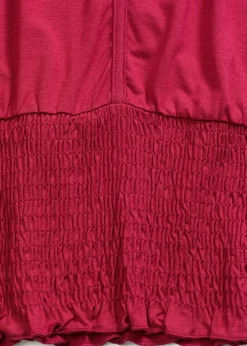 Outlet Camiseta con dobladillo de nido de abeja Mujer Camisetas