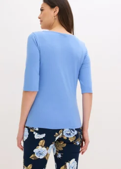 Online Camiseta con encaje Mujer Camisetas|Novedades