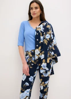 Online Camiseta con encaje Mujer Camisetas|Novedades