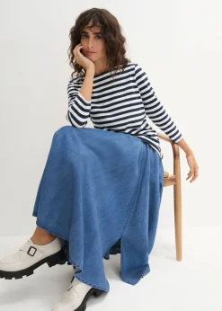 Camiseta con escote barco Mujer Básicos|Camisetas