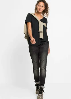 Clearance Camiseta con escote en V Mujer Básicos|Camisetas