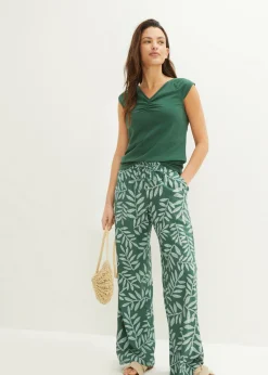 Outlet Camiseta con escote en V Mujer Camisetas
