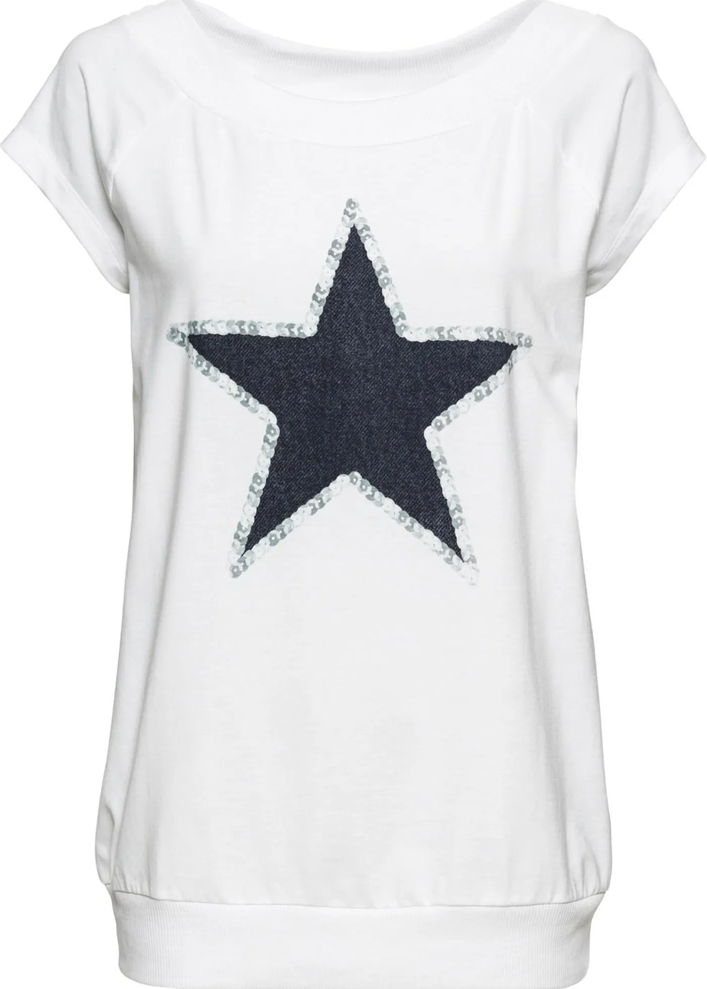 Sale Camiseta con estampado de estrellas Mujer Camisetas