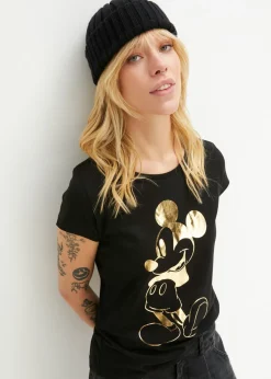 Hot Camiseta con estampado de Mickey Mouse Mujer Camisetas
