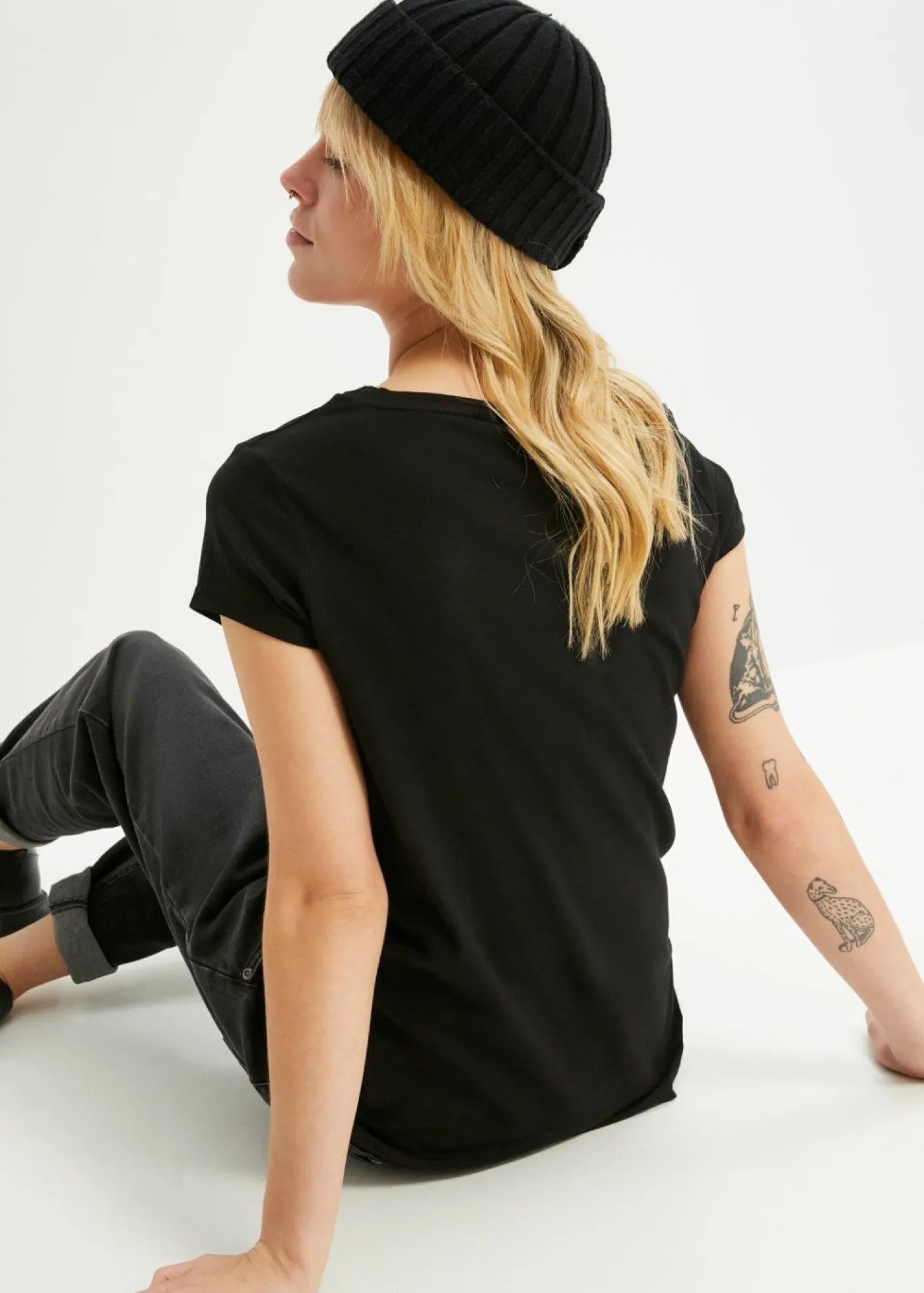 Hot Camiseta con estampado de Mickey Mouse Mujer Camisetas