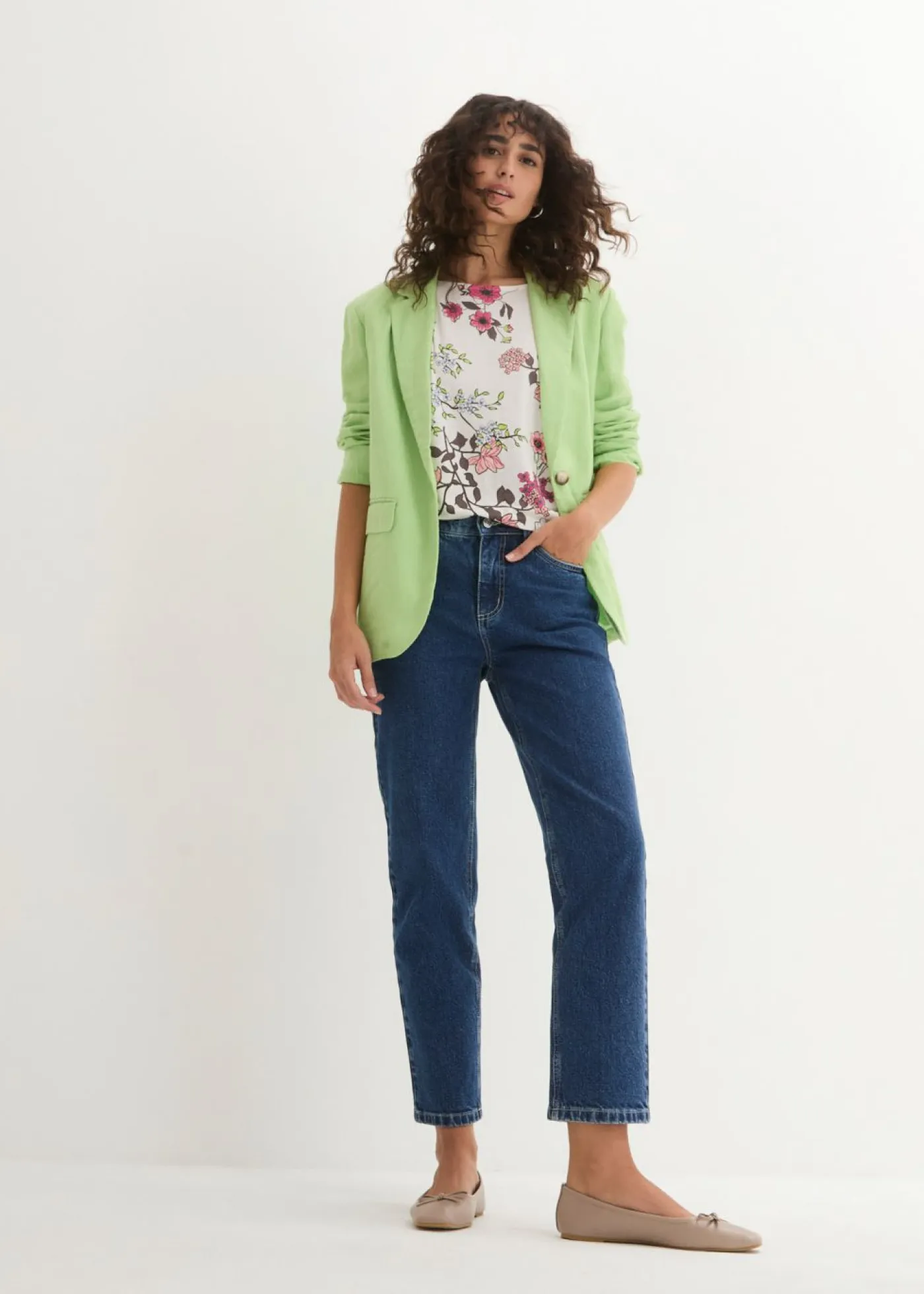 Discount Camiseta con estampado de flores Mujer Camisetas