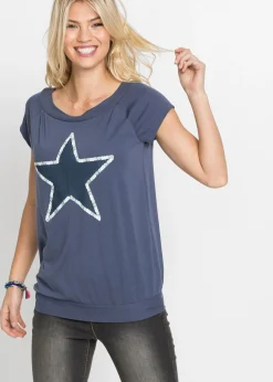 New Camiseta con estampado de estrellas Mujer Camisetas