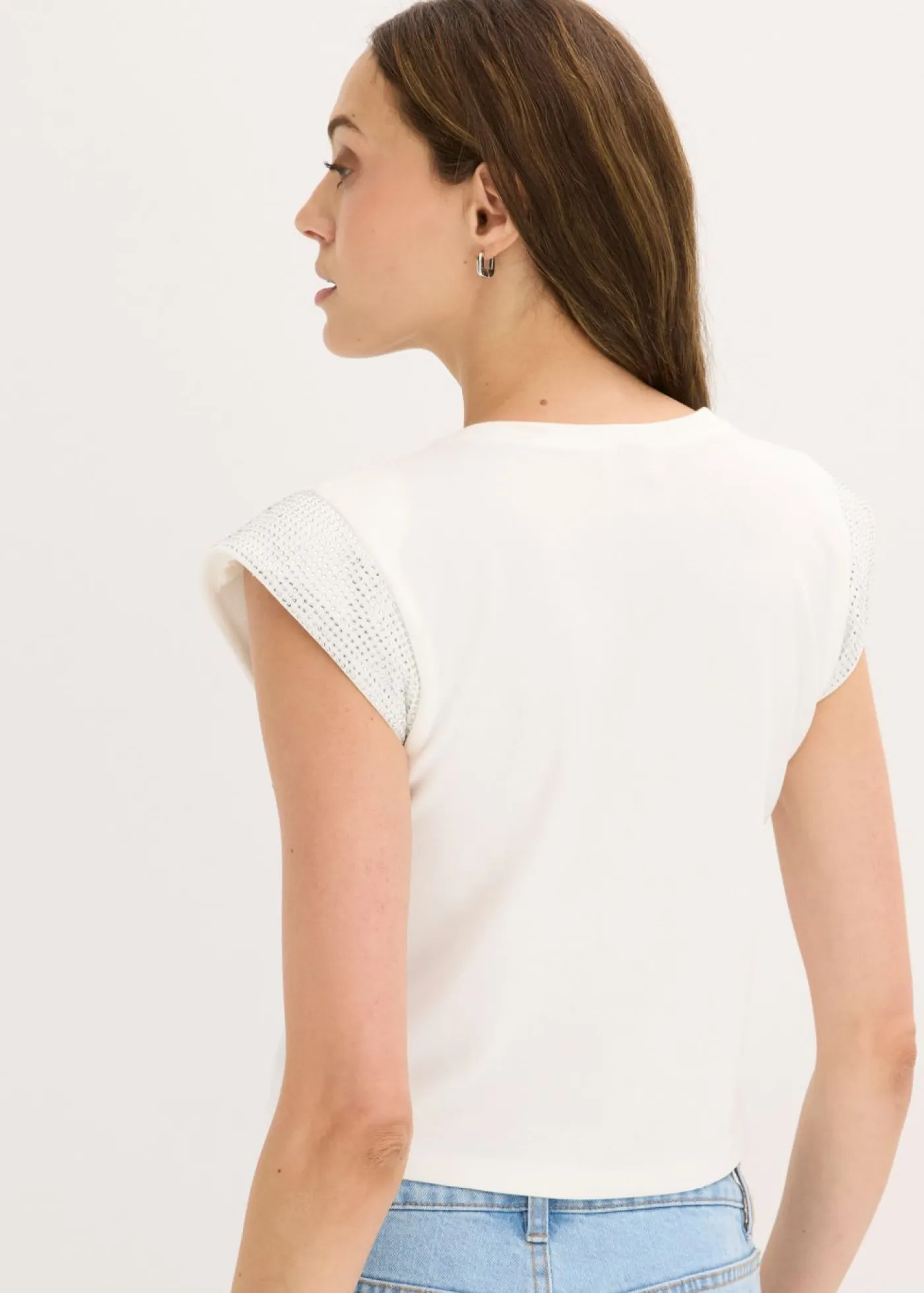 Sale Camiseta con hombreras Mujer Camisetas