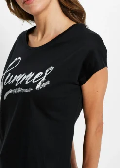Camiseta con lentejuelas Mujer Camisetas
