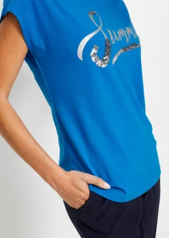 Best Camiseta con lentejuelas Mujer Camisetas