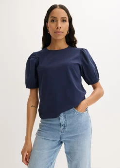 Discount Camiseta con mangas abullonadas Mujer Camisetas|Novedades