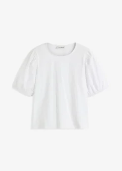 Discount Camiseta con mangas abullonadas Mujer Camisetas|Novedades