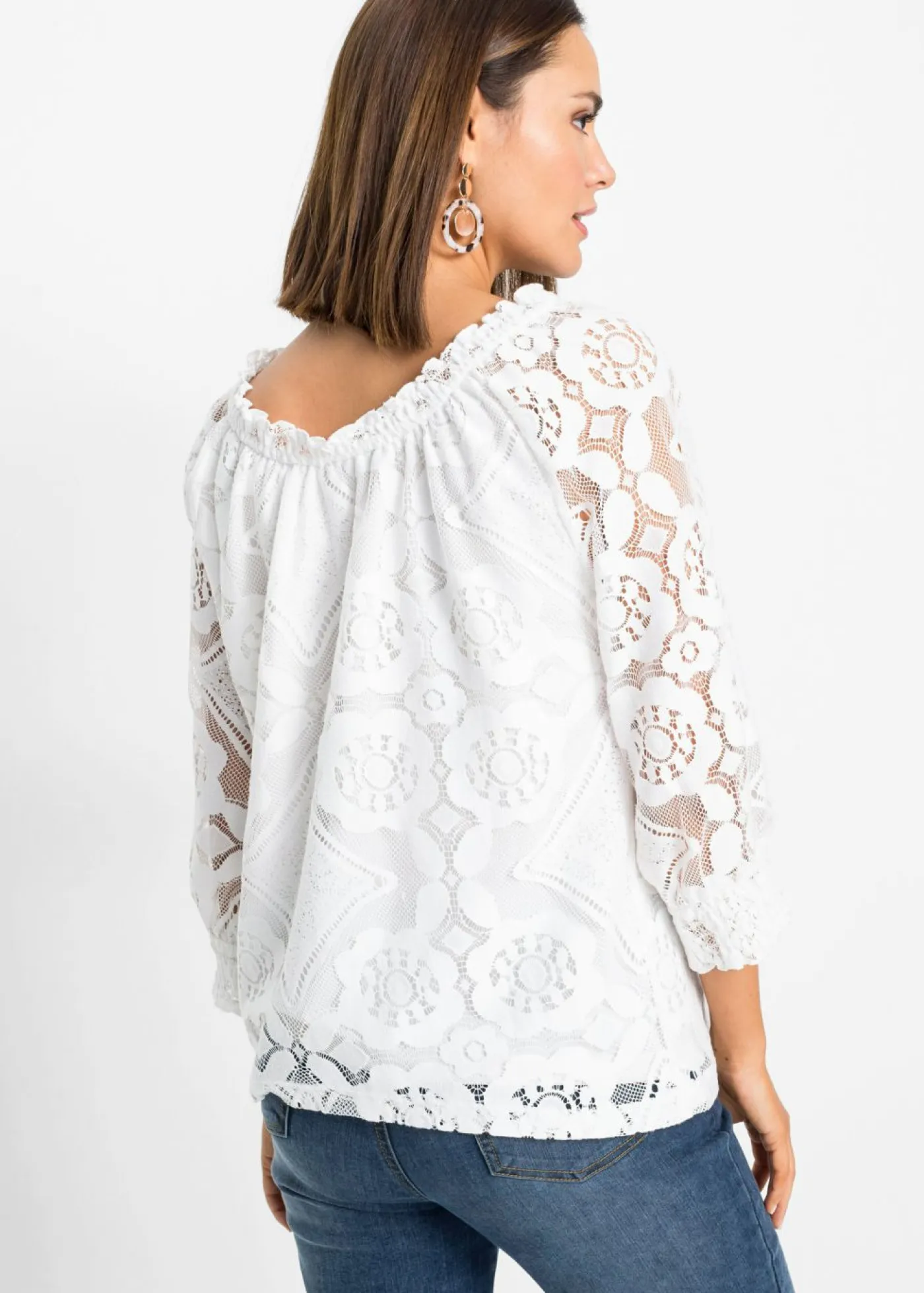 Discount Camiseta con mangas abullonadas Mujer Camisetas