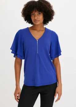 Clearance Camiseta con mangas de gasa Mujer Camisetas