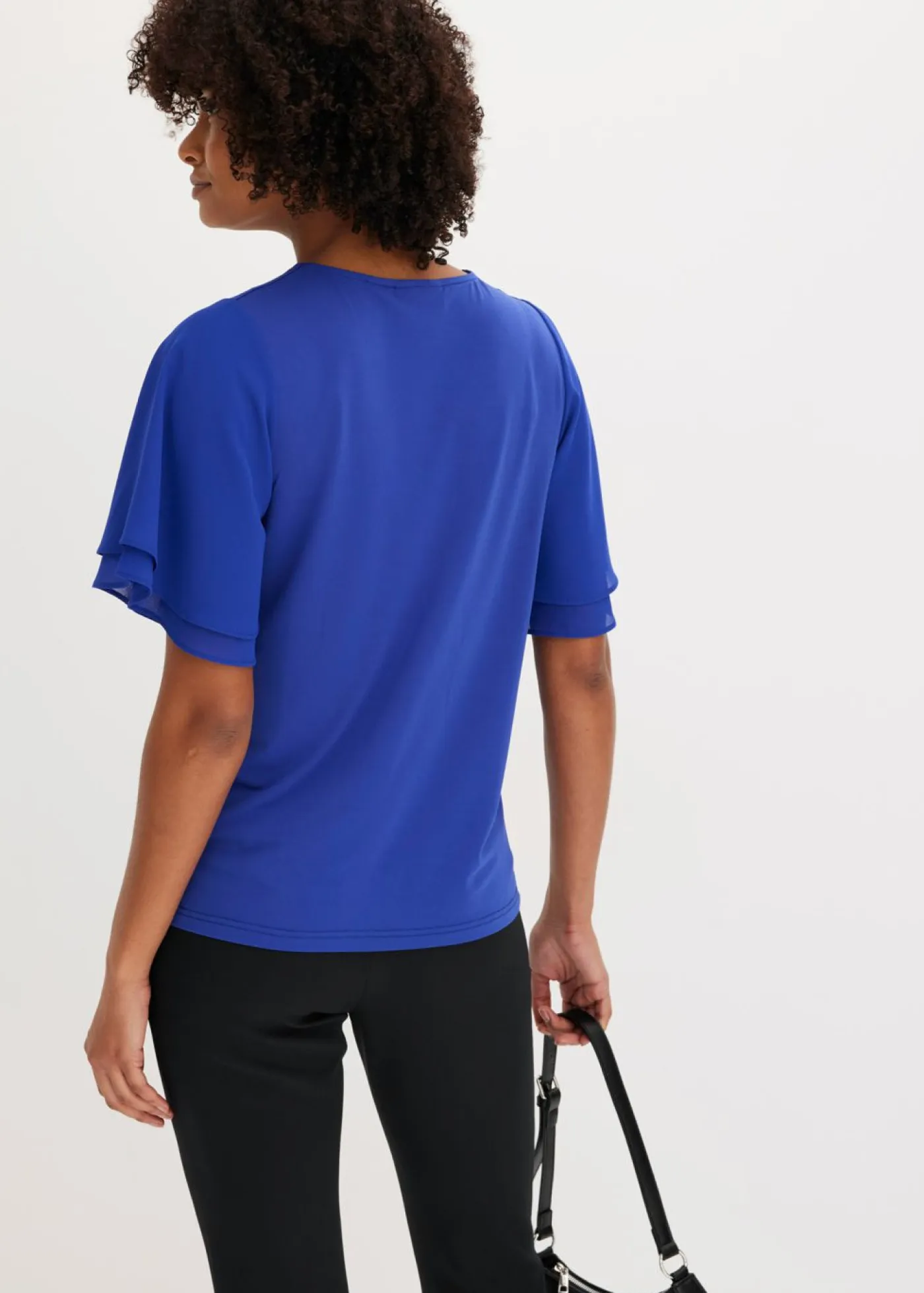 Clearance Camiseta con mangas de gasa Mujer Camisetas