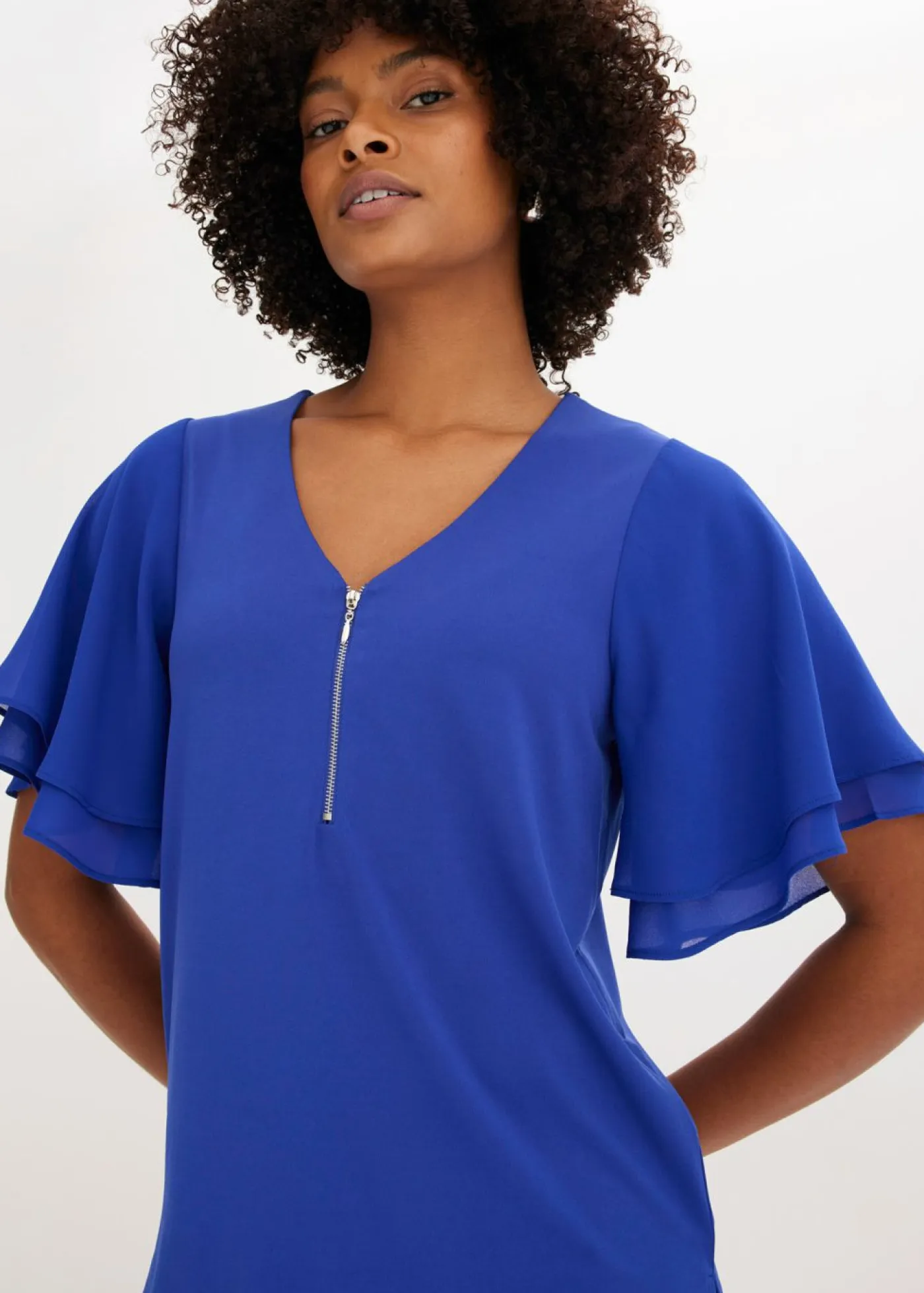 Clearance Camiseta con mangas de gasa Mujer Camisetas