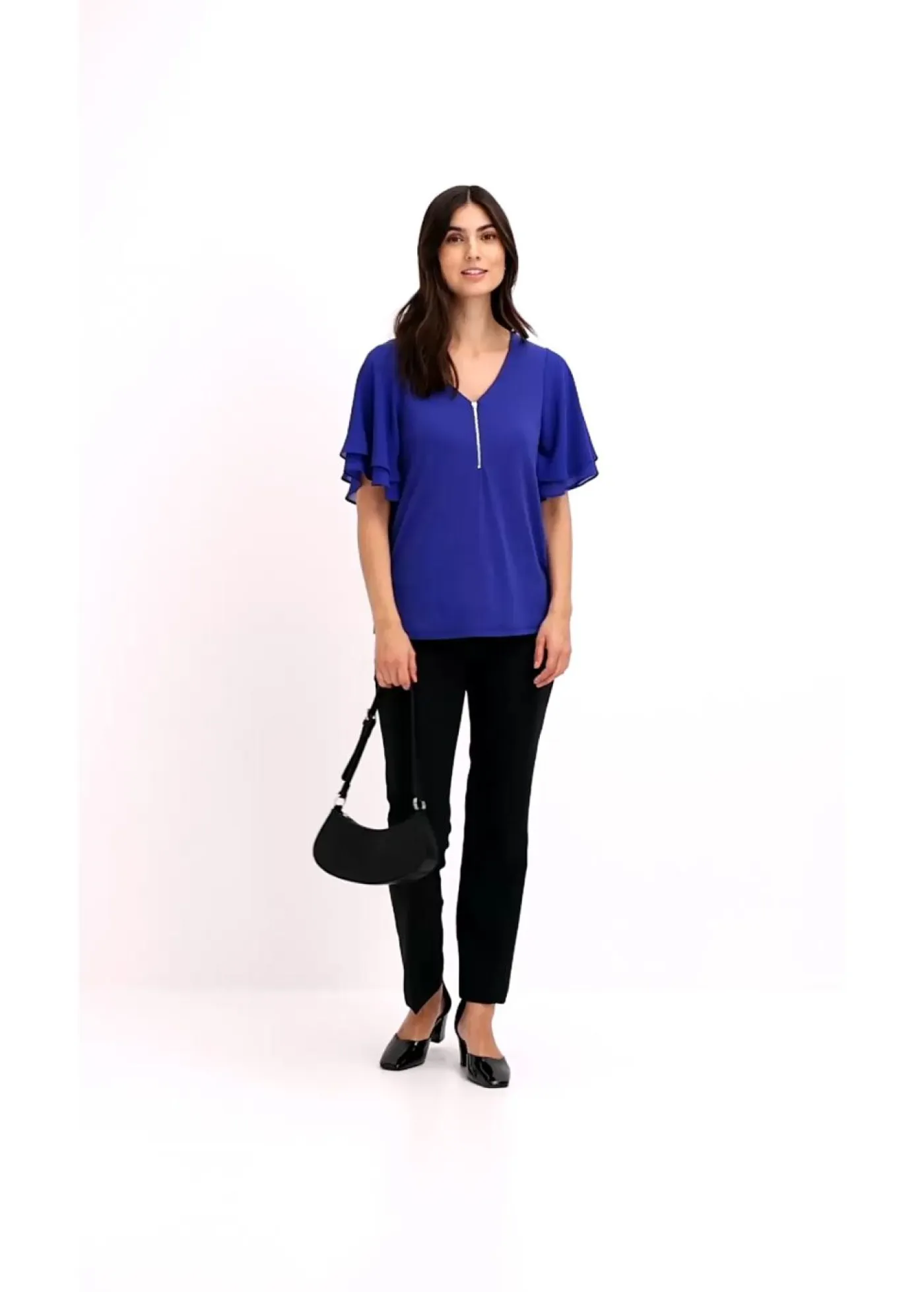 Clearance Camiseta con mangas de gasa Mujer Camisetas