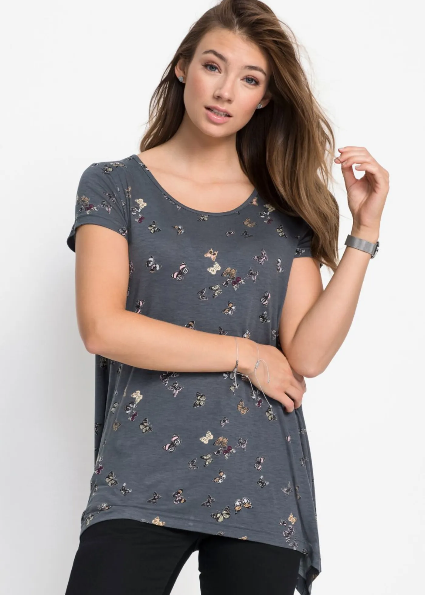 Hot Camiseta con mariposas Mujer Camisetas