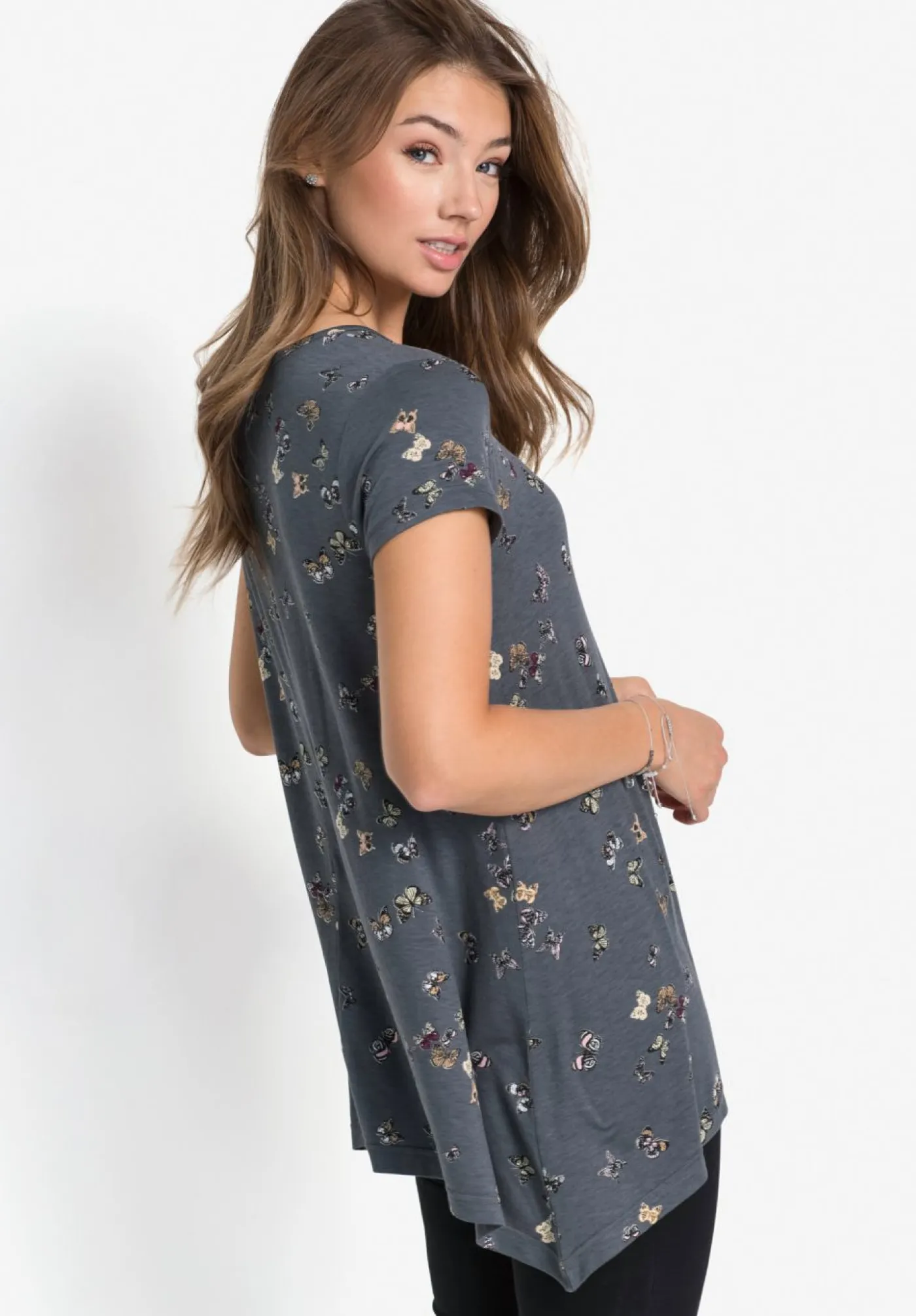 Hot Camiseta con mariposas Mujer Camisetas