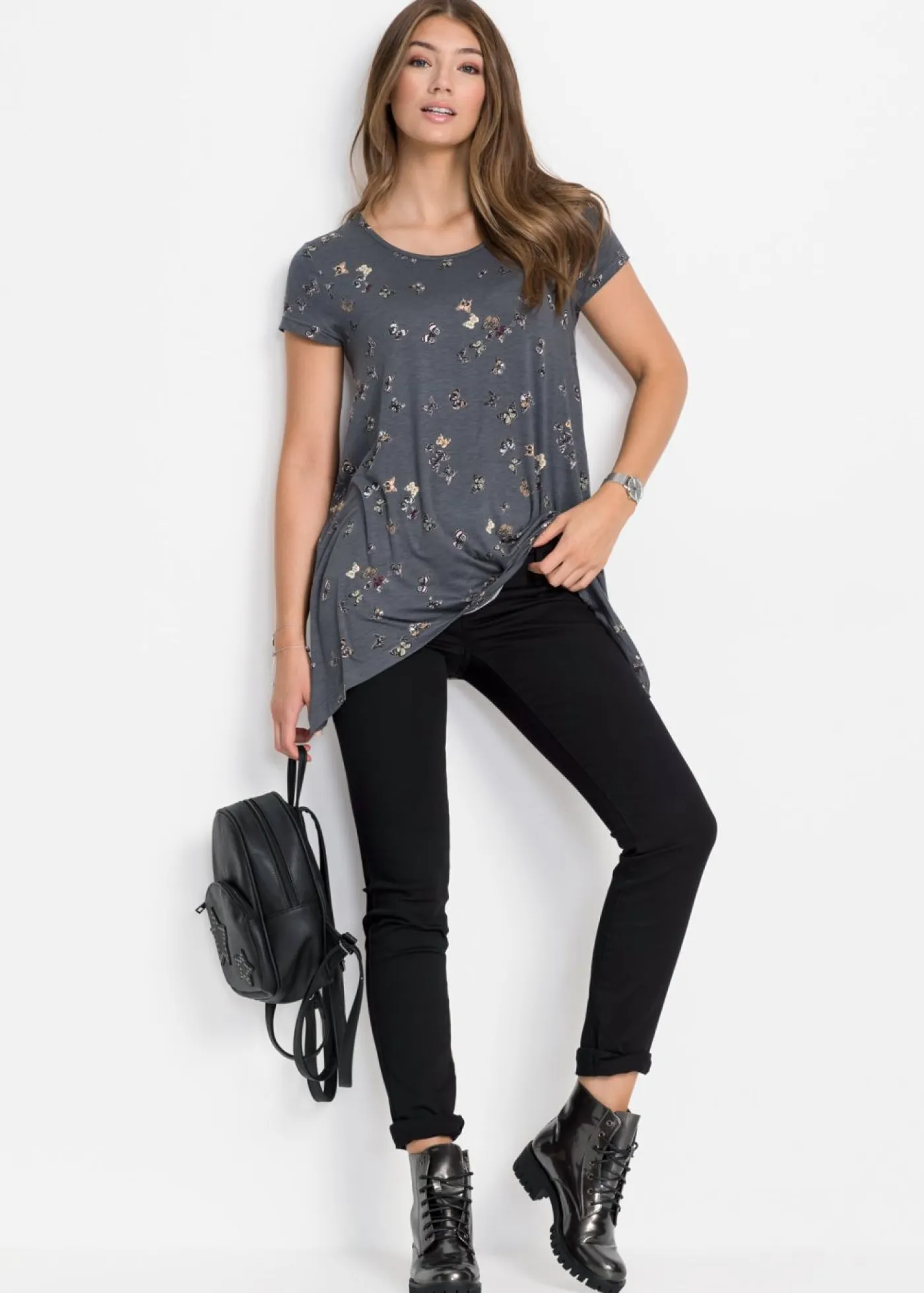 Hot Camiseta con mariposas Mujer Camisetas