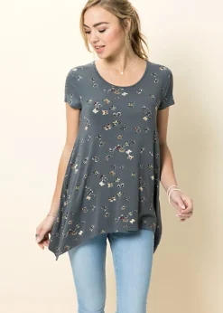 Hot Camiseta con mariposas Mujer Camisetas