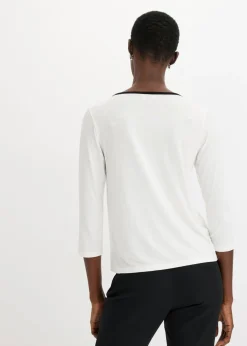 Hot Camiseta con panel en contraste Mujer Camisetas