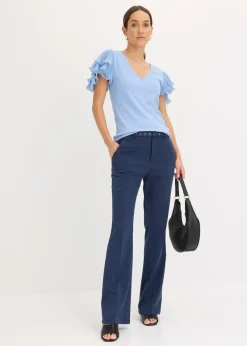 Sale Camiseta con volantes Mujer Camisetas