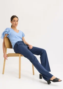 Sale Camiseta con volantes Mujer Camisetas
