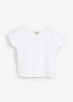 Clearance Camiseta corta de canalé Mujer Camisetas