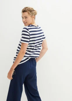 Best Camiseta de algodón con cuello redondo (2 unidades) Mujer Básicos|Camisetas