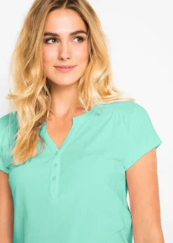 Online Camiseta de algodón con manga corta Mujer Camisetas