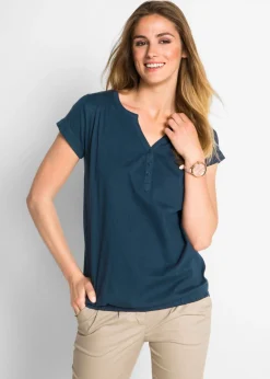 Sale Camiseta de algodón con manga corta Mujer Camisetas