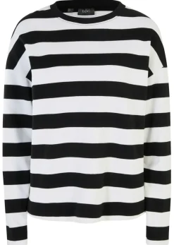 Sale Camiseta de algodón interlock puro con manga larga Mujer Básicos|Camisetas