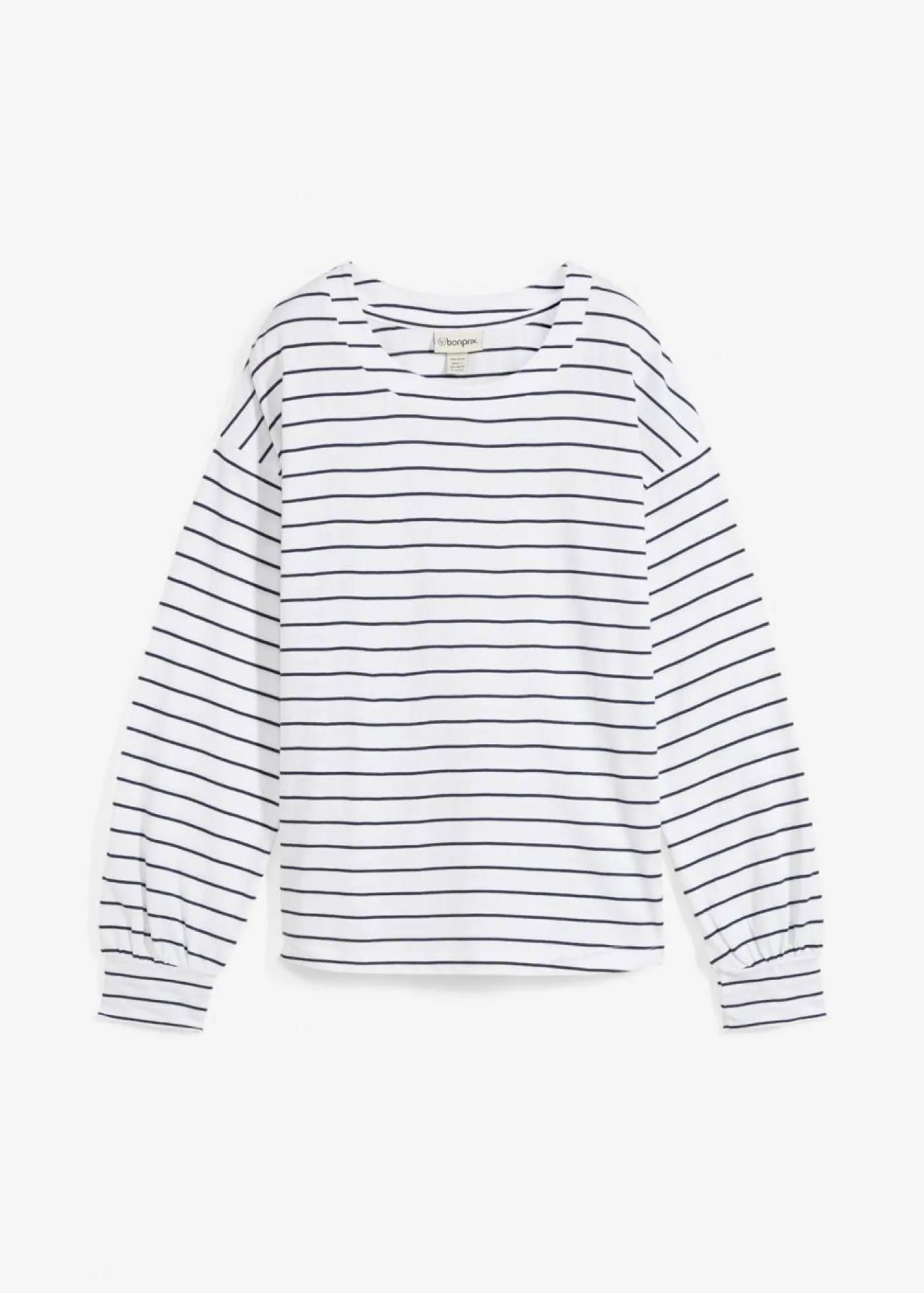 Discount Camiseta de algodón orgánico puro con manga larga Mujer Camisetas