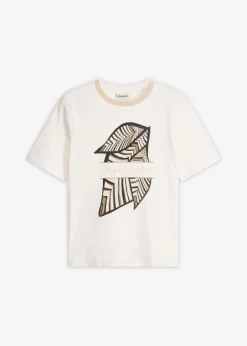 Clearance Camiseta de algodón orgánico Mujer Camisetas|Novedades