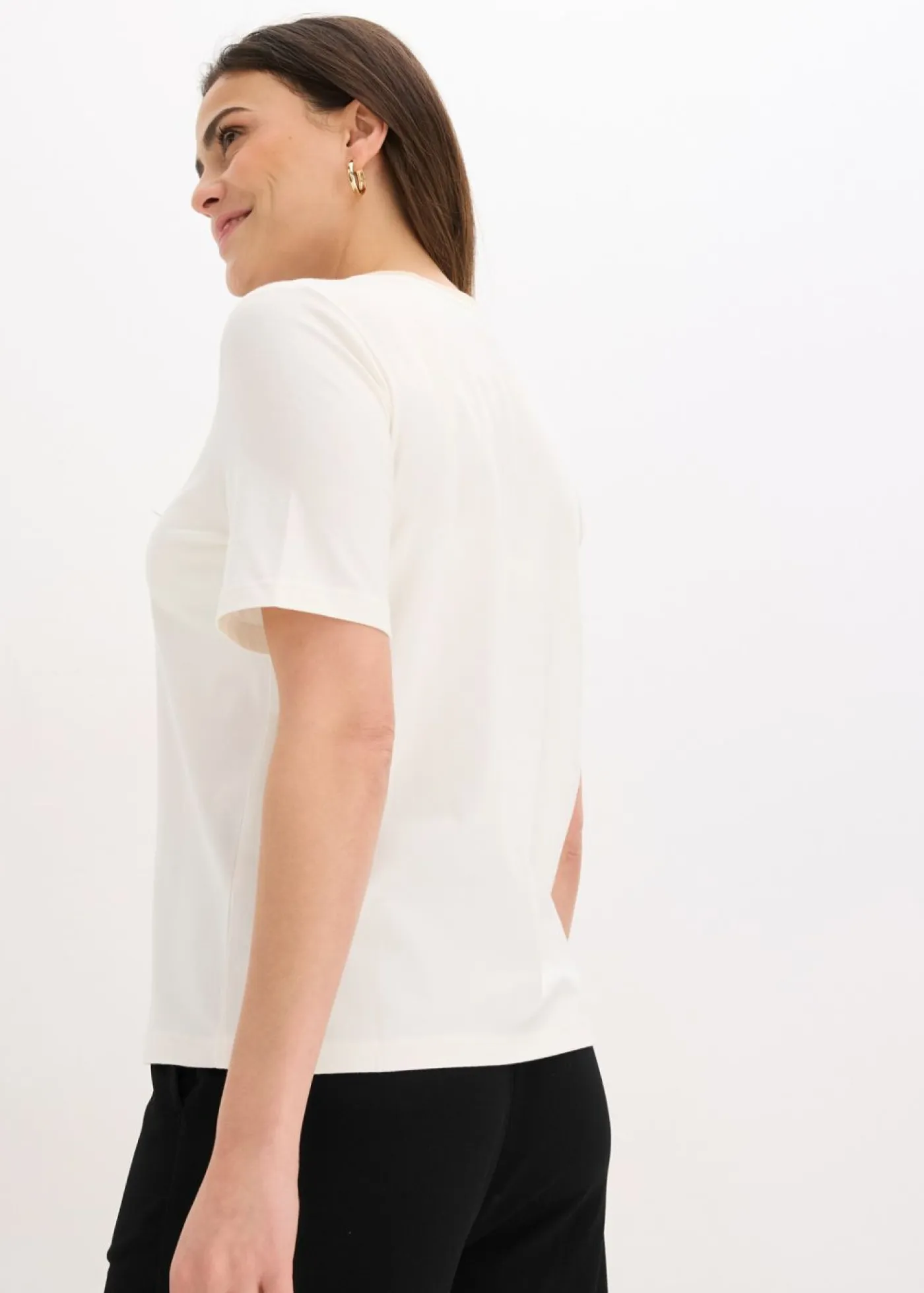 Clearance Camiseta de algodón orgánico Mujer Camisetas|Novedades