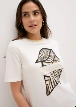 Clearance Camiseta de algodón orgánico Mujer Camisetas|Novedades