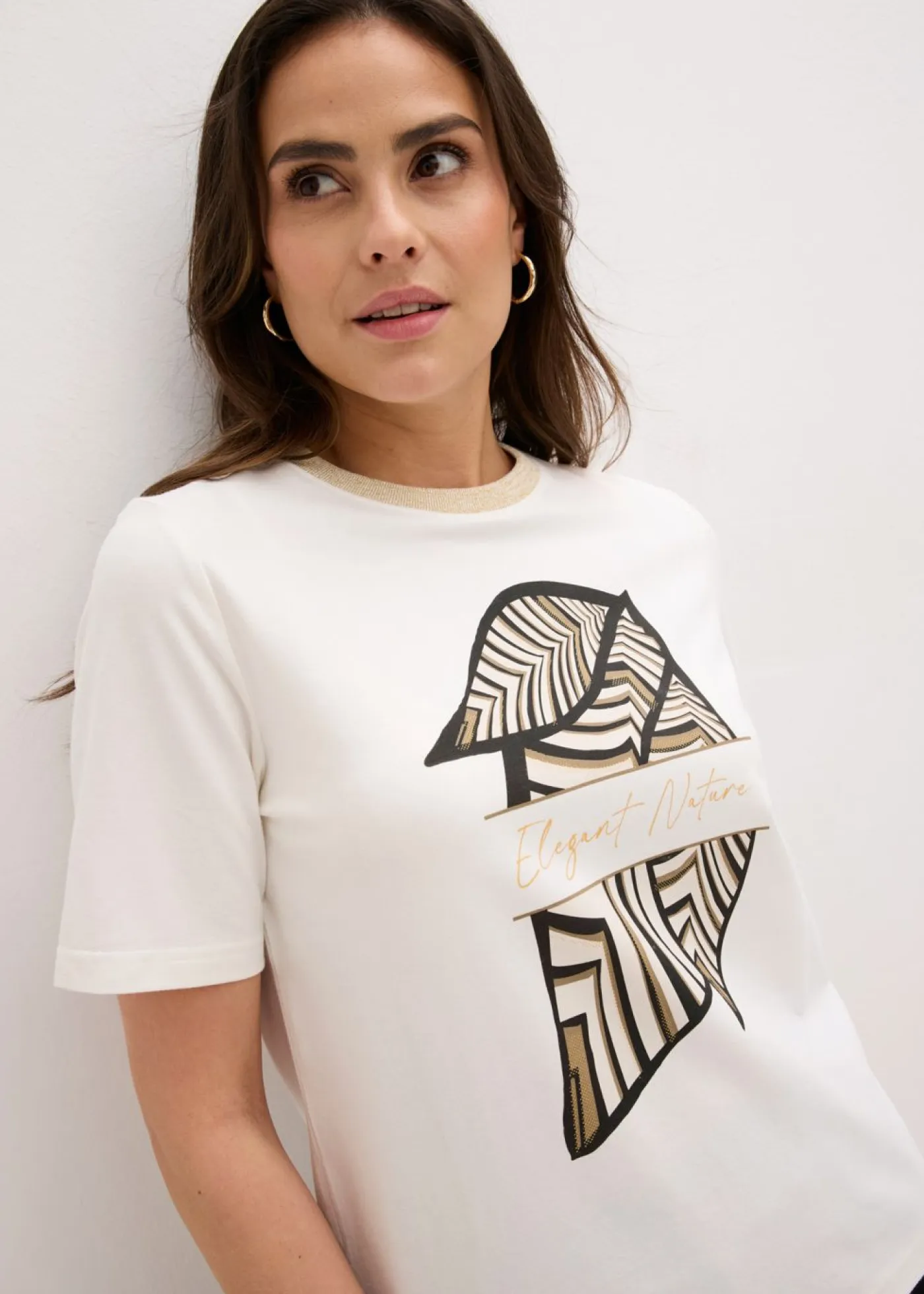 Clearance Camiseta de algodón orgánico Mujer Camisetas|Novedades