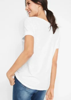 Clearance Camiseta de algodón orgánico puro Mujer Básicos|Camisetas