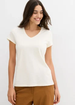 Camiseta de algodón orgánico puro (2 unidades) Mujer Básicos|Camisetas