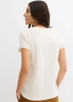 Camiseta de algodón orgánico puro (2 unidades) Mujer Básicos|Camisetas