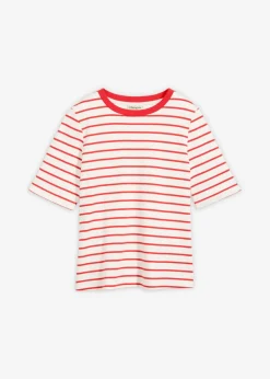 Clearance Camiseta de algodón orgánico pesado Mujer Básicos|Camisetas