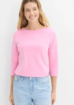 Online Camiseta de algodón orgánico puro y pesado Mujer Básicos|Camisetas