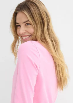 Online Camiseta de algodón orgánico puro y pesado Mujer Básicos|Camisetas