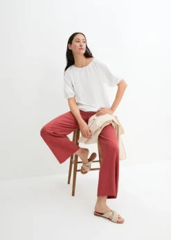 Camiseta de algodón orgánico puro Mujer Camisetas|Novedades
